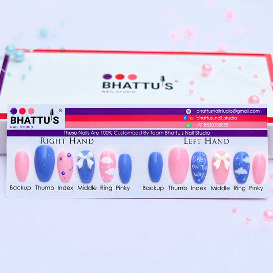 Baby On The Way Press On Nails