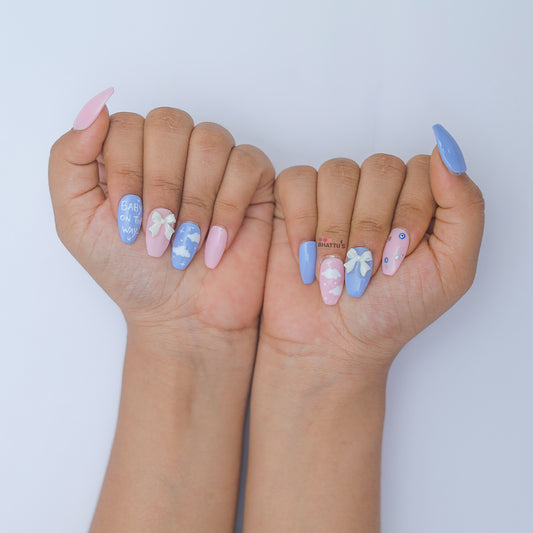 Baby On The Way Press On Nails