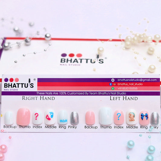 Baby Shower Press On Nails
