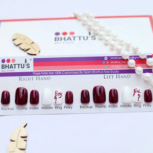 Boy or Girl Press On Nails