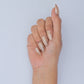 Copper Glitter Press On Nails