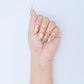 Copper Glitter Press On Nails