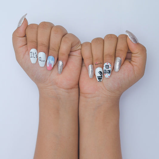 It's a Baby Shower Press On Nails