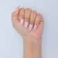 Nude Pink with Rose Gold Glitter Ombre Press On Nails