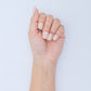 Pink Sugar Dust Press On Nails