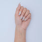 Tiny Multi Hearts Press On Nails